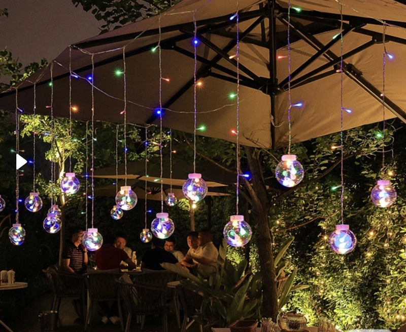 Luzes de Corda LED à Prova d'Água para Jardim e Casamento