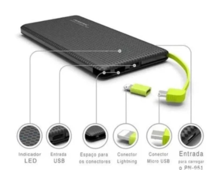 Carregador Portátil Power Bank Universal